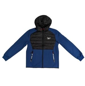 Reebok Softshell Hooded Jacket Men's Medium Blue